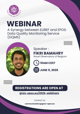 A Synergy between EUREF and EPOS Data Quality Monitoring Service (DQMS)